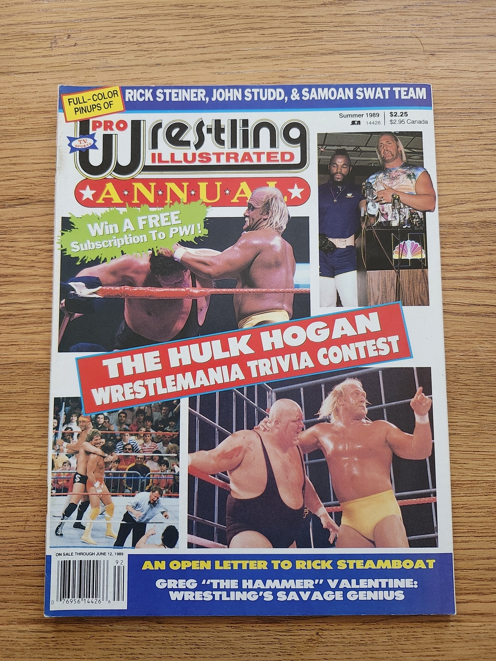 PWI 1988 Annual - The Hulk Hogan Cover with Mr. T & King Kong Bundy